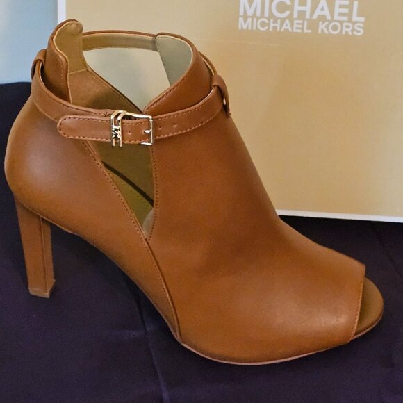 Michael Kors Lawson Open Toe Boots - Picture 2 of 2